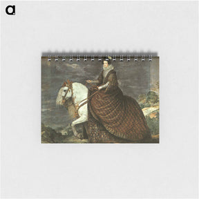 アートメモ帳-Queen Isabel of Bourbon Equestrian - ディエゴ ベラスケス Memo.