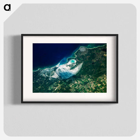 アートポスター-Calcite Quarry, Michigan
 - 上空からの地球 Poster.