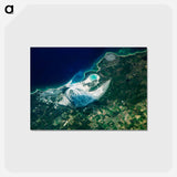 アートポストカード-Calcite Quarry, Michigan
 - 上空からの地球 Postcard.