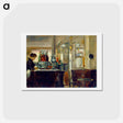 アートポストカード-Bon Bock Cafe - エドゥアール マネ Postcard.