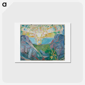 アートポストカード-The Sun - エドヴァルド ムンク Postcard.
