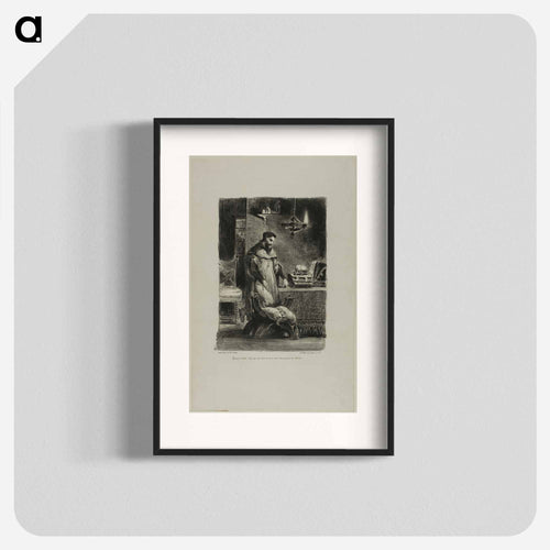 イエロー - ウジェーヌ ドラクロワ Poster.