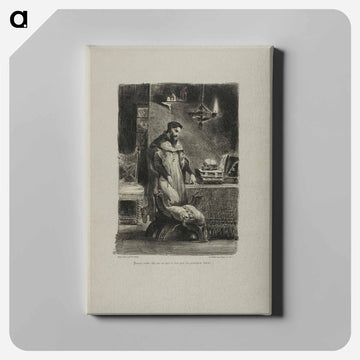 イエロー - ウジェーヌ ドラクロワ Canvas.