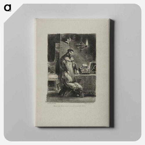 イエロー - ウジェーヌ ドラクロワ Canvas.