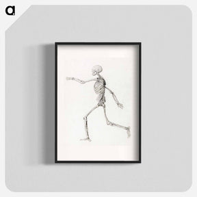 アートポスター-Running Skeleton
 - ジョージ スタッブス Poster.