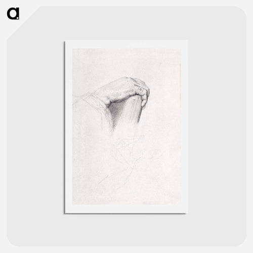 The Hand of Poussin, After Ingres - ジョルジュ スーラ Postcard.