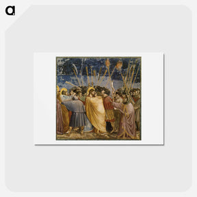 アートポストカード-The Arrest of Christ (Kiss of Judas) - ジョット ディ ボンドーネ Postcard.