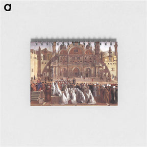 アートメモ帳-St. Mark Preaching in Alexandria - ジョヴァンニ ベッリーニ Memo.