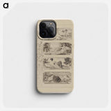 The 4 Times of the Day - Gustav Klimt Phone Case.