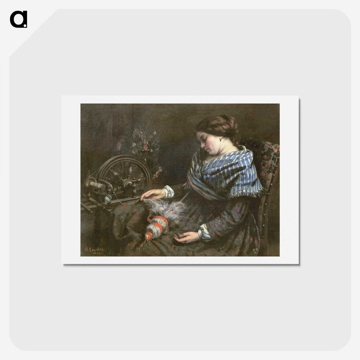 1-74_Gustave-Courbet_hagaki