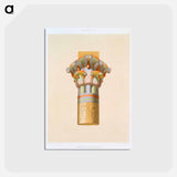 アートポストカード-Cauliflower Capital
 - エジプト美術史 Postcard.
