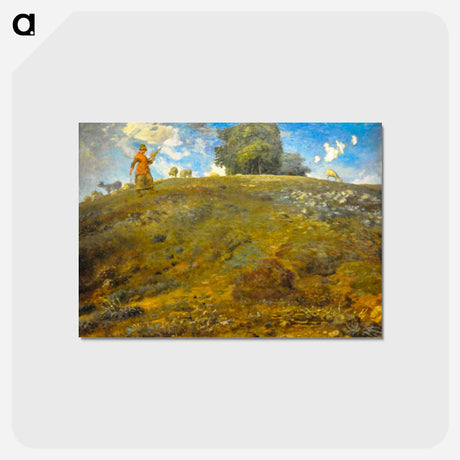 アートポストカード-In the Auvergne - ジャン フランソワ ミレー Postcard.