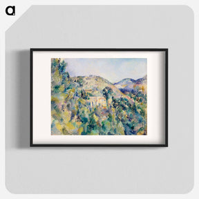 アートポスター-View of the Domaine Saint-Joseph - ポール セザンヌ Poster.