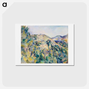 アートポストカード-View of the Domaine Saint-Joseph - ポール セザンヌ Postcard.