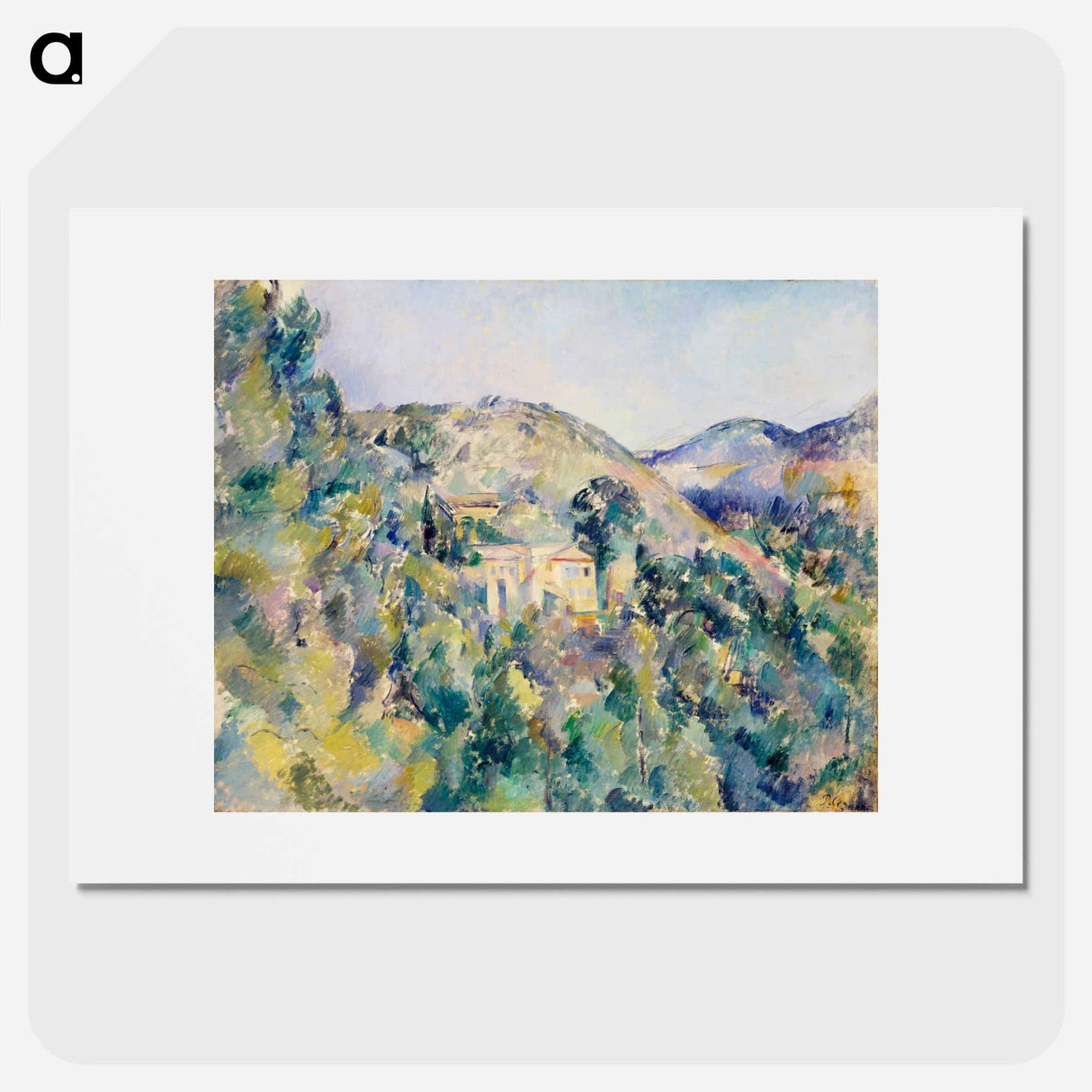 View of the Domaine Saint-Joseph - ポール セザンヌ Poster.