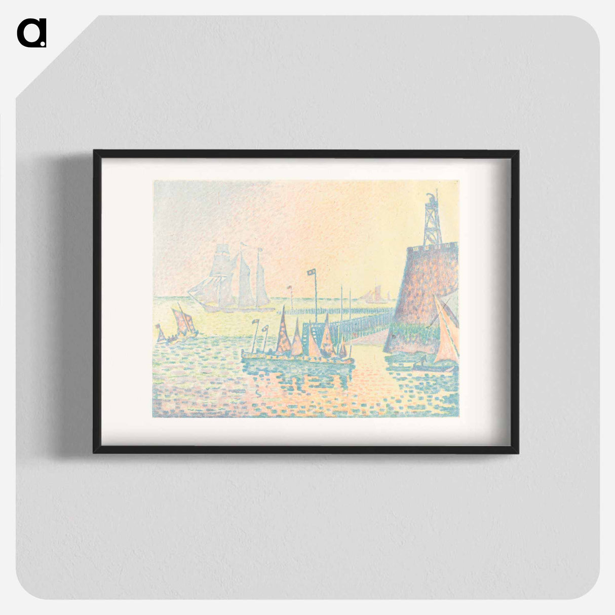 アートポスター-Evening - ポール シニャック Poster.