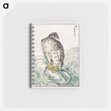 アートメモ帳-Japanese Golden Eagle and Dark Blue Sea
 - 鳥類図鑑 Memo.