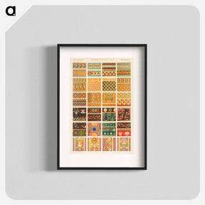 アートポスター-Nineteenth-Century Ornamental Pattern
 - 装飾の文法 Poster.