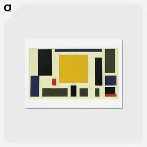アートポストカード-Composition XIII - テオ ファン ドゥースブルフ Postcard.