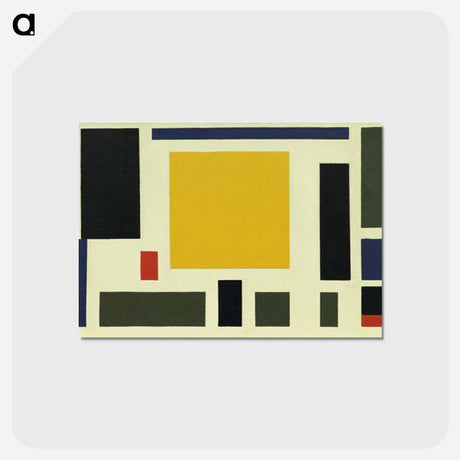 アートポストカード-Composition XIII - テオ ファン ドゥースブルフ Postcard.