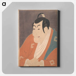 アートパネル-Kubuki Actor Ichikawa Ebizō as Takemura Sadanoshin - 東洲斎 写楽 Canvas.