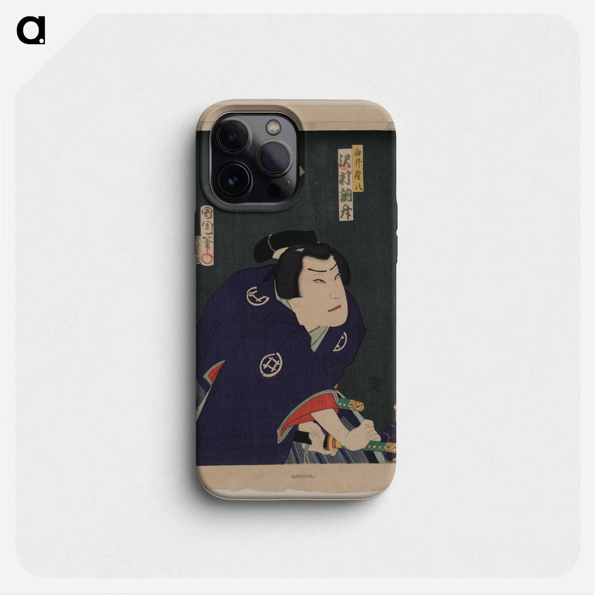 Sawamura tosshō no shirai gonpachi - 豊原 国周 Phone Case.