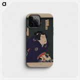 Sawamura Tosshō no Shirai Gonpachi - Toyohara Kunichika Phone Case.