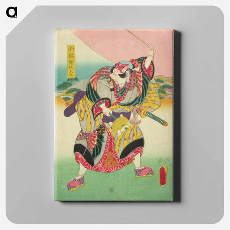 アートパネル-Actor Nakamura Denzo as Azumakagami Soga no Sewagoto
 - 歌川 国貞 Canvas.