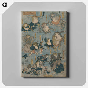 アートパネル-Original public domain image from Library of Congress - 歌川 国芳 Canvas.
