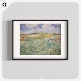 Plain near Auvers - Vincent van Gogh Poster.