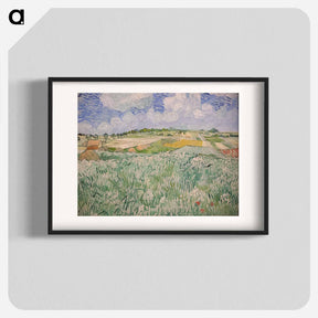 アートポスター-Plain near Auvers - フィンセント ファン ゴッホ Poster.