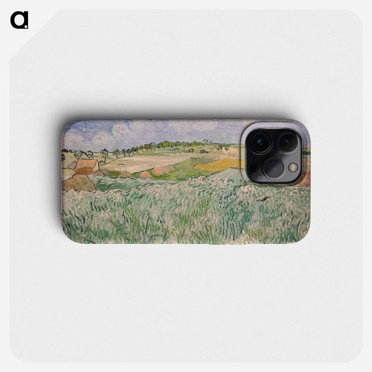 Plain near Auvers - Vincent van Gogh Phone Case.