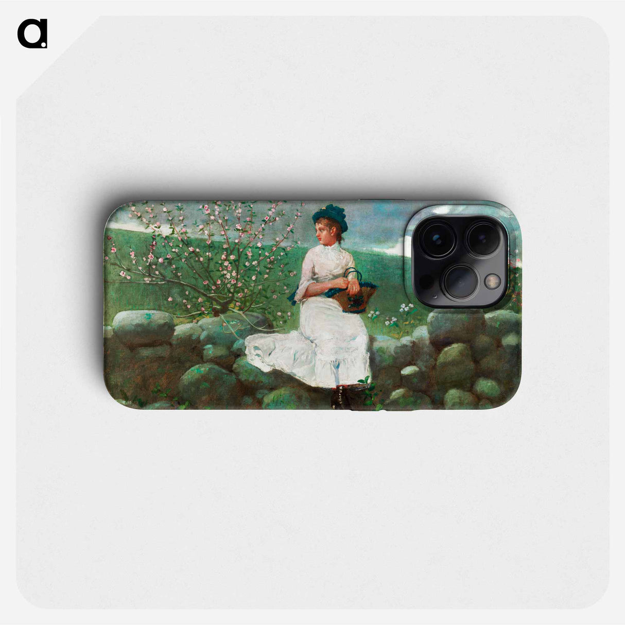 Peach Blossoms - Winslow Homer Phone Case.