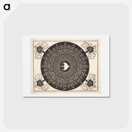 アートポストカード-Knob with heart-shaped center - アルブレヒト デューラー Postcard.
