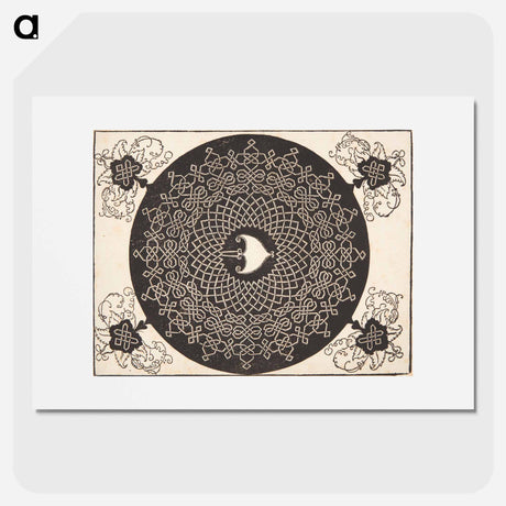 アートポスター-Knob with heart-shaped center - アルブレヒト デューラー Poster.