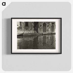 アートポスター-Reflections—Venice - アルフレッド スティーグリッツ Poster.