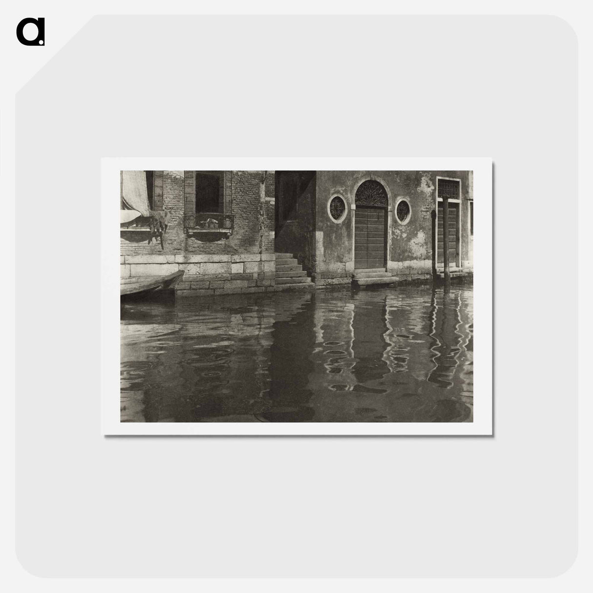 アートポストカード-Reflections—Venice - アルフレッド スティーグリッツ Postcard.