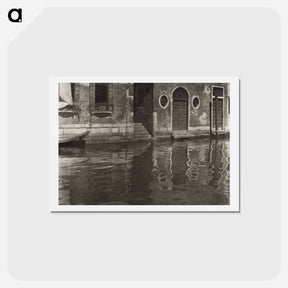 アートポストカード-Reflections—Venice - アルフレッド スティーグリッツ Postcard.