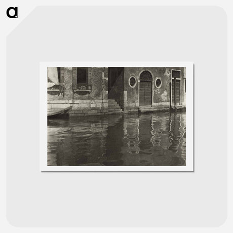 アートポストカード-Reflections—Venice - アルフレッド スティーグリッツ Postcard.