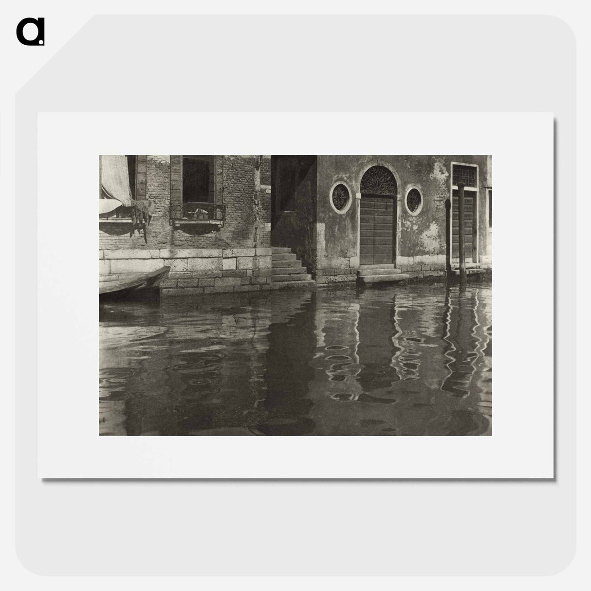 Reflections—Venice - アルフレッド スティーグリッツ Poster.