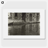 Reflections—Venice - アルフレッド スティーグリッツ Poster.