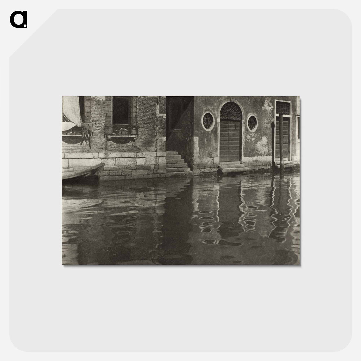 アートポストカード-Reflections—Venice - アルフレッド スティーグリッツ Postcard.