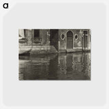 アートポストカード-Reflections—Venice - アルフレッド スティーグリッツ Postcard.