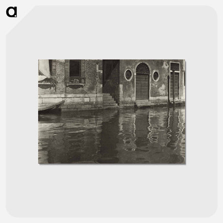 アートポストカード-Reflections—Venice - アルフレッド スティーグリッツ Postcard.