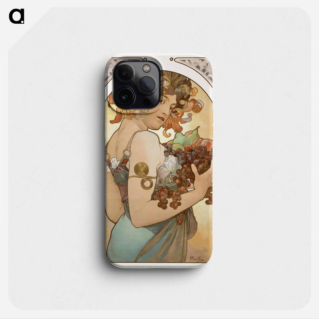 Fruit - アルフォンス ミュシャ Phone Case.