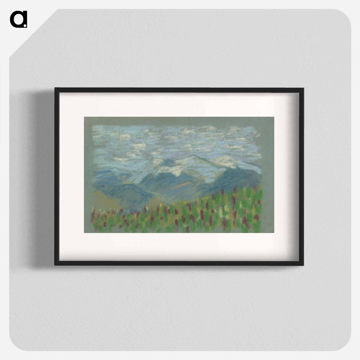 Hilly landscape - アーノルド ピーター ワイズ クビンチャン Poster.