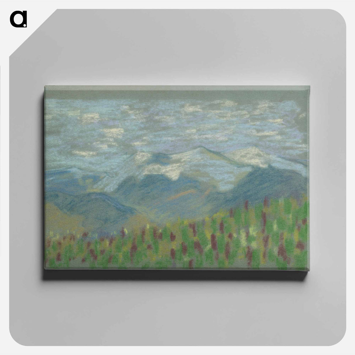 Hilly landscape - アーノルド ピーター ワイズ クビンチャン Canvas.