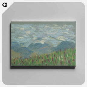 アートパネル-Hilly landscape - アーノルド ピーター ワイズ クビンチャン Canvas.