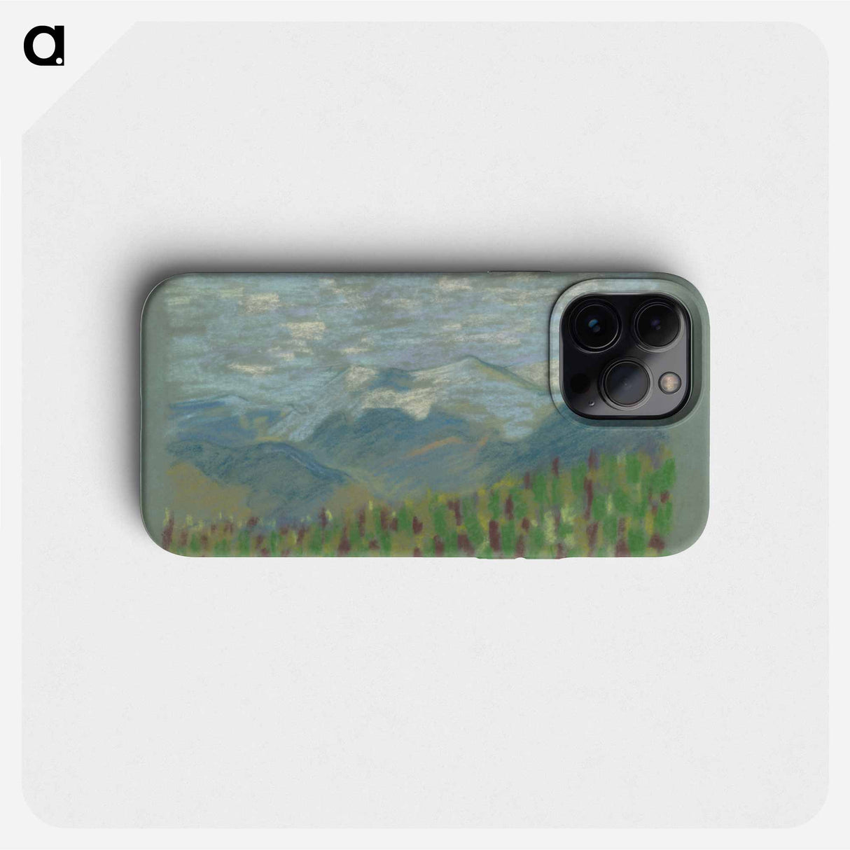 Hilly landscape - アーノルド ピーター ワイズ クビンチャン Phone Case.