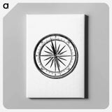 アートパネル-Compass from One Hundred Tables Of Quaint Geography
 - 大英図書館 Canvas.